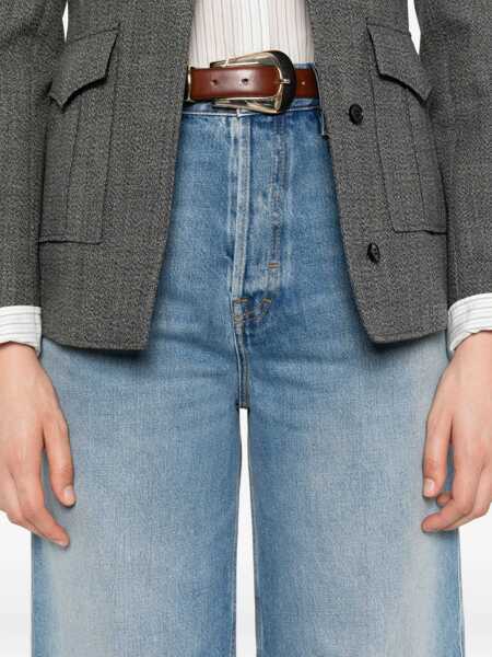 Blugi skinny Gucci Wide-Leg Jeans DENIM Femei (BM 19434512) 5