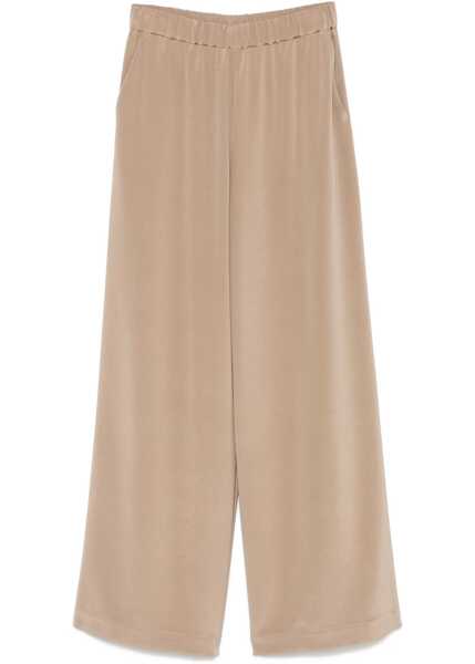 Pantaloni casual Max Mara Wide Pant Bonn BEIGE Femei (BM 19434521) 1
