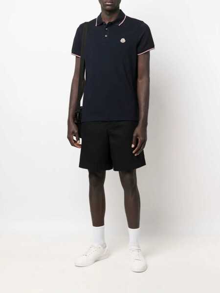 Tricouri Polo Moncler Polo With Logo BLUE Barbati (BM 19434527) 2