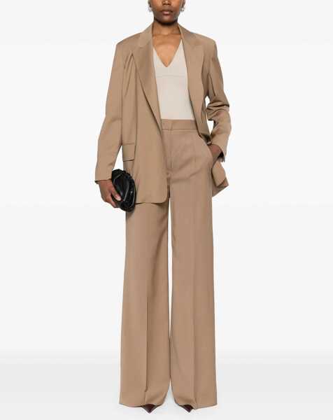 Pantaloni casual Max Mara Wide Pants Fernet BEIGE Femei (BM 19434533) 2