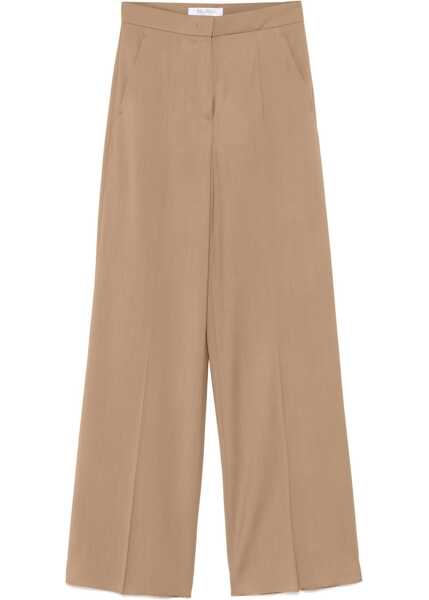 Pantaloni casual Max Mara Wide Pants Fernet BEIGE Femei (BM 19434533) 1