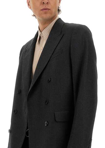 Sacouri office Dries Van Noten Wool Jacket GREY Barbati (BM 19434536) 4