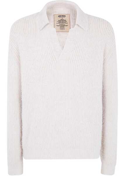 Pulovere UMA WANG Wool Blend Sweater WHITE Barbati (BM 19434542) 1