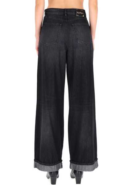 Pantaloni casual Max Mara Pants Luxury BLACK Femei (BM 19434560) 4