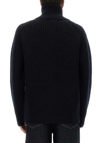 Pulovere Dries Van Noten Zippered Wool Sweater BLACK Barbati (BM 19434575) 3