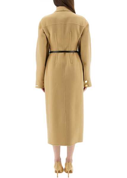 Paltoane SPORTMAX Oil Coat BEIGE Femei (BM 19434584) 3