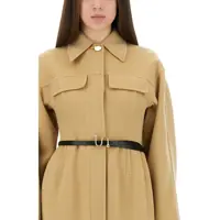 Geci Dama - Paltoane SPORTMAX Oil Coat BEIGE Femei (BM 19434584) - B-mall.ro