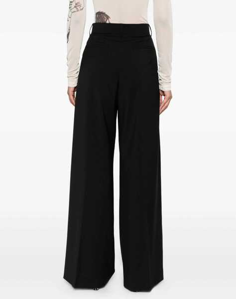Pantaloni casual SPORTMAX Pants Sail BLACK Femei (BM 19434593) 4