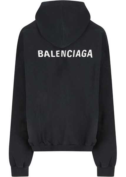 Bluze de trening Balenciaga Sweatshirt With Logo BLACK Barbati (BM 19434602) 2
