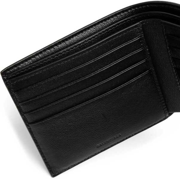 Portofele Balenciaga Bi-Fold Cash Portfolio BLACK Barbati (BM 19434629) 3