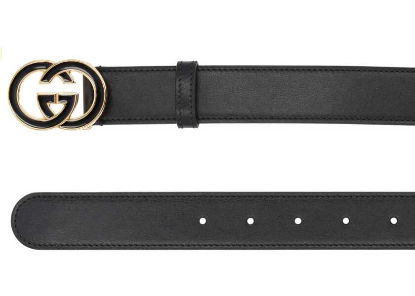 Curele Gucci Gg Cross Buckle Belt BLACK Femei (BM 19434653) 2