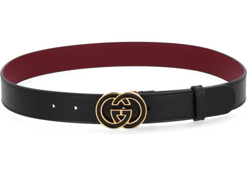 Curele Gucci Gg Cross Buckle Belt BLACK Femei (BM 19434653) 1