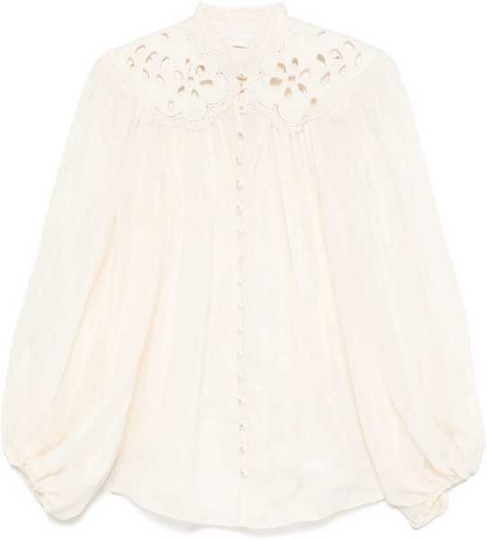 Bluze ZIMMERMANN Embroidered Blouse Coco IVORY Femei (BM 19434686) 1