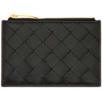 Portofele "Woven" Card Holder With Zipper Femei