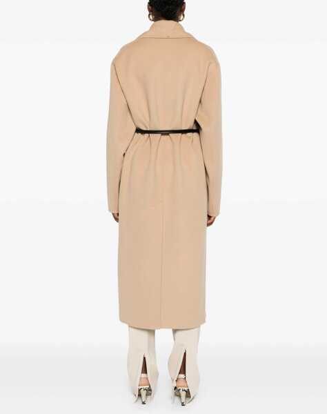 Paltoane SPORTMAX Coat Abbot BEIGE Femei (BM 19434704) 4