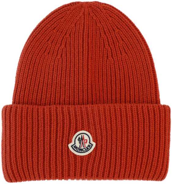 Sepci Moncler Wool Cap With Logo RED Barbati (BM 19434716) 1