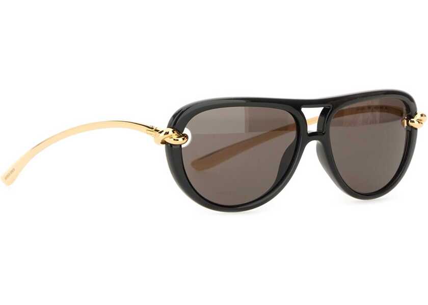 Ochelari de soare Bottega Veneta Aviator Knot Sunglasses GOLD Barbati (BM 19434719) 2