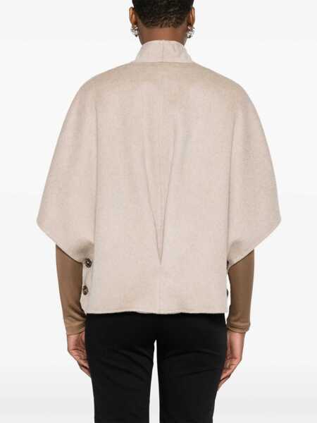 Paltoane Max Mara Coat Andalo BEIGE Femei (BM 19434746) 4