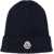 Moncler Logo Beanie Hat BLUE
