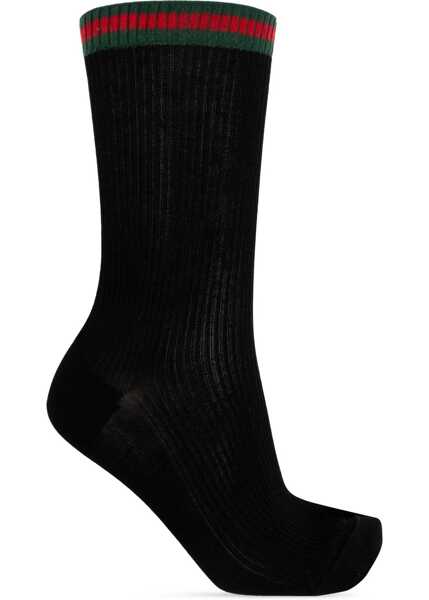 Sosete Gucci Web Ribbon Socks BLACK Barbati (BM 19434836) 5
