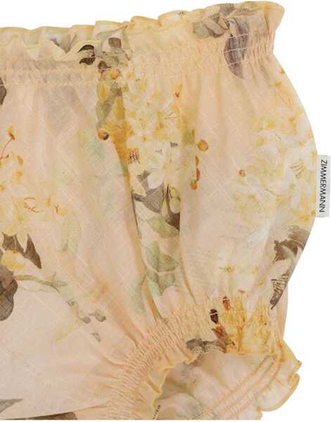 Pantaloni scurti ZIMMERMANN Short YELLOW Fete (BM 19434839) 3