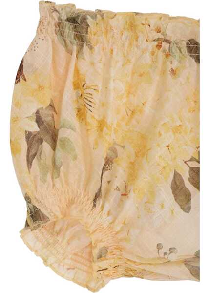 Pantaloni scurti ZIMMERMANN Short YELLOW Fete (BM 19434839) 4