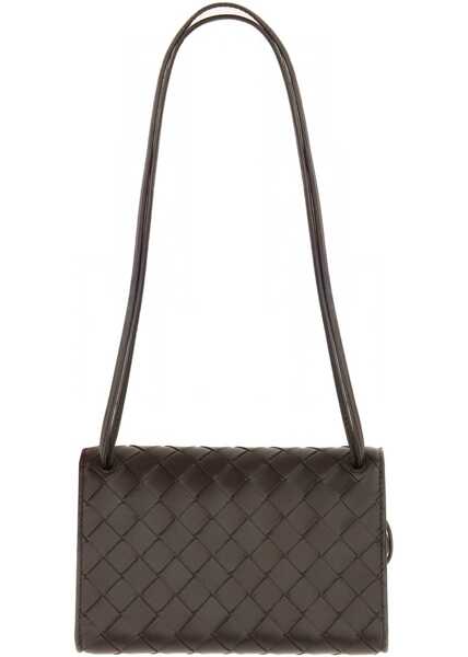 Genti mini Bottega Veneta Lets Go Clutch Bag BROWN Femei (BM 19434866) 3