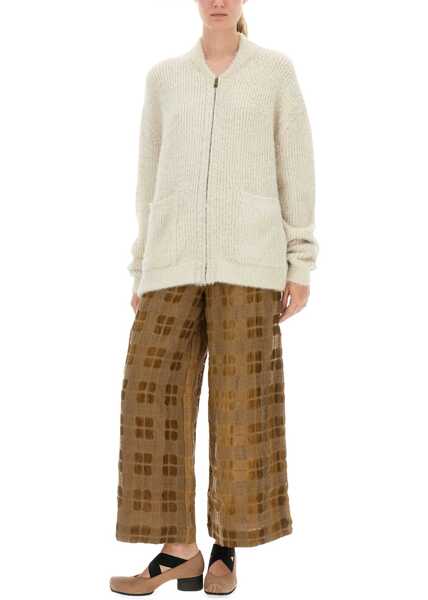 Cardigane UMA WANG Wool Blend Cardigan WHITE Femei (BM 19434878) 2