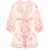 ZIMMERMANN "Lucky" Low-Cut Mini Dress PINK
