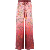 Pantaloni casual Printed Silk Pants Femei