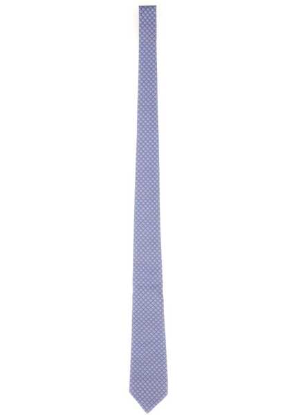 Cravate Gucci Double G Silk Jacquard Tie BABY BLUE Barbati (BM 19434911) 1