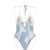 ZIMMERMANN "Cascadian" One-Piece Swimsuit BABY BLUE
