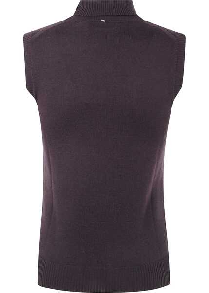 Bluze SPORTMAX Sleeveless Vertigo Jersey DARK BROWN Femei (BM 19434944) 2