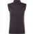 SPORTMAX Sleeveless "Vertigo" Jersey DARK BROWN