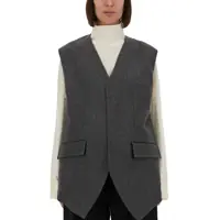 Veste casual Double Face Wool Vest Femei
