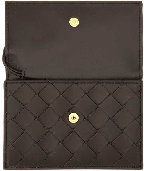 Portofele Bottega Veneta Lets Go Card Holder With Zipper BROWN Femei (BM 19434950) 2