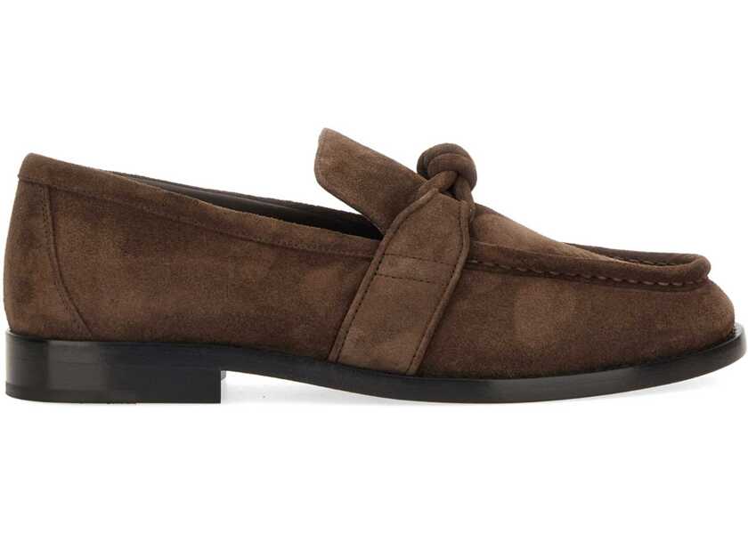 Mocasini Bottega Veneta Astaire Loafer With Knot Detailing BROWN Femei (BM 19434953) 1