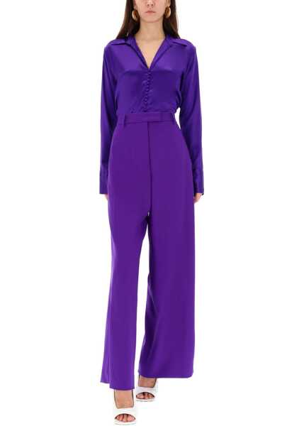 Pantaloni casual Dries Van Noten Pants Penn PURPLE Femei (BM 19434974) 2