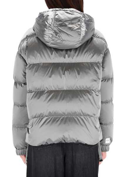 Jachete Max Mara Anti-Drip Satin Quilt SILVER Femei (BM 19434998) 4