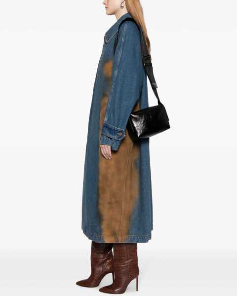 Genti de umar UMA WANG Leather Shoulder Bag BLACK Femei (BM 19435016) 2