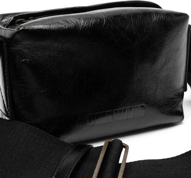 Genti de umar UMA WANG Leather Shoulder Bag BLACK Femei (BM 19435016) 4