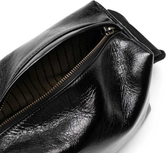 Genti de umar UMA WANG Leather Shoulder Bag BLACK Femei (BM 19435016) 5