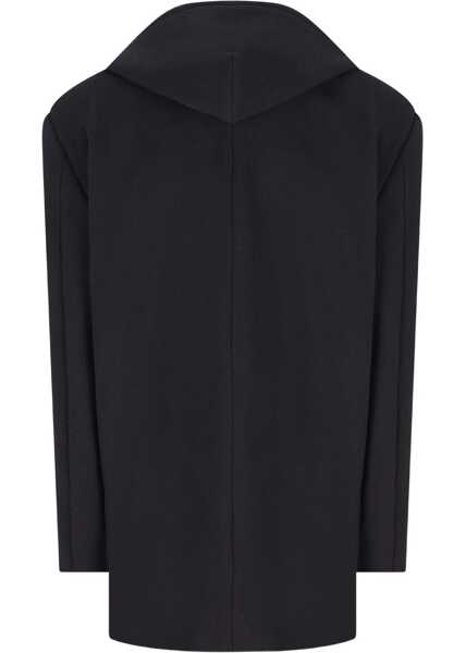 Paltoane Balenciaga Hooded Coat BLUE Barbati (BM 19435019) 2