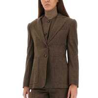 Sacouri Dama - Sacouri office Max Mara Jacket Bermuda12 BROWN Femei (BM 19435025) - B-mall.ro