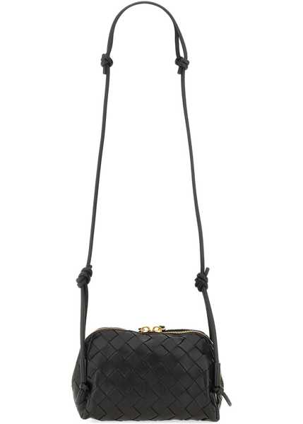 Genti de umar Bottega Veneta Braided Clutch Bag Concert BLACK Femei (BM 19435028) 2