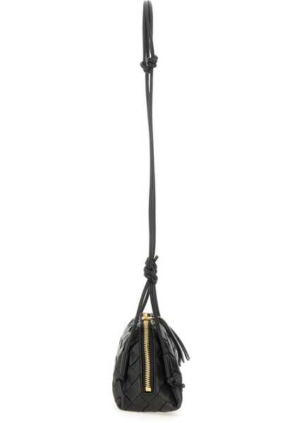Genti de umar Bottega Veneta Braided Clutch Bag Concert BLACK Femei (BM 19435028) 3