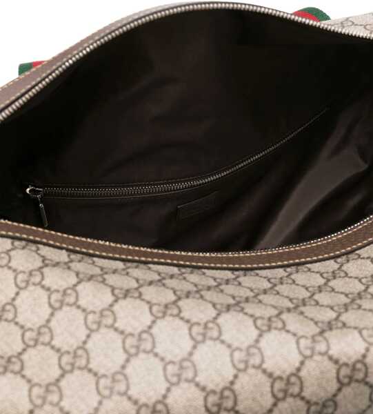 Genti de voiaj Gucci Duffel Bag With Web Detail Medium BEIGE Barbati (BM 19435037) 4