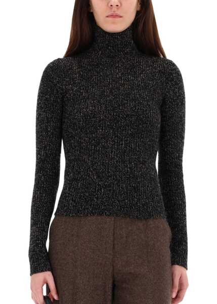 Pulovere casual Max Mara Wool And Cashmere Moulin Turtleneck BLACK Femei (BM 19435046) 4