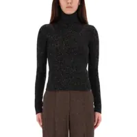 Pulovere casual Wool And Cashmere Mouliné Turtleneck Femei