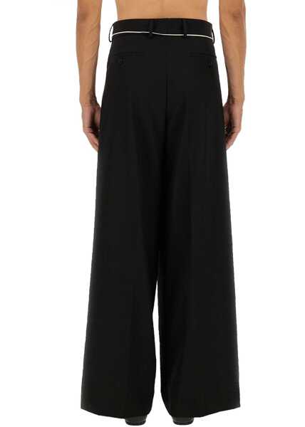 Pantaloni casual Dries Van Noten Pants With Pleats BLACK Barbati (BM 19435070) 3